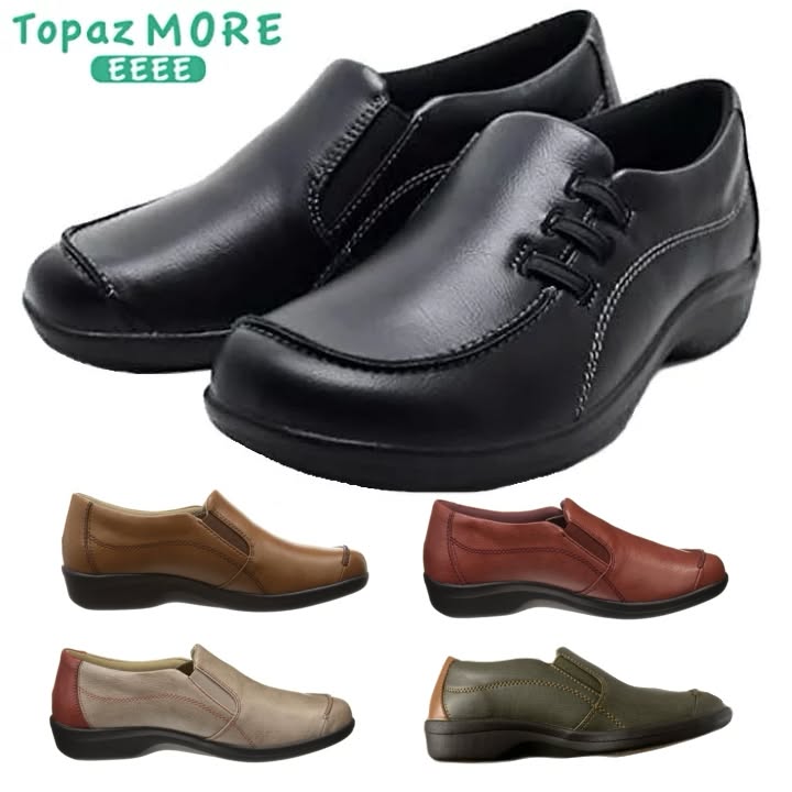 TOPAZ MORE �g�p�[�Y ���f�B�[�X �V���[�Y �E�H�[�L���O�V���[�Y �R���t�H�[�g�V���[�Y TZ-1414 �T�C�h�S�A �O������ �h�� �y�� ���L 4E �w�l�C