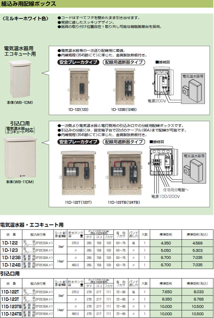 【P】未来工業 11D-123T 1個 組込み用配線ボックス 引込口用 [MR17306]