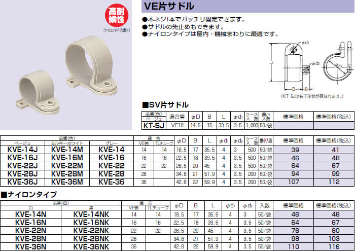 上等 □未来 VE片サドル SSKT16J 2044545 ×50 送料別途見積り 法人