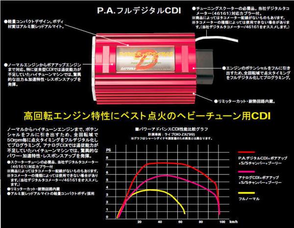 DAYTONA デイトナ XR100/50モタード パワーアドバンス デジタルCDIの 