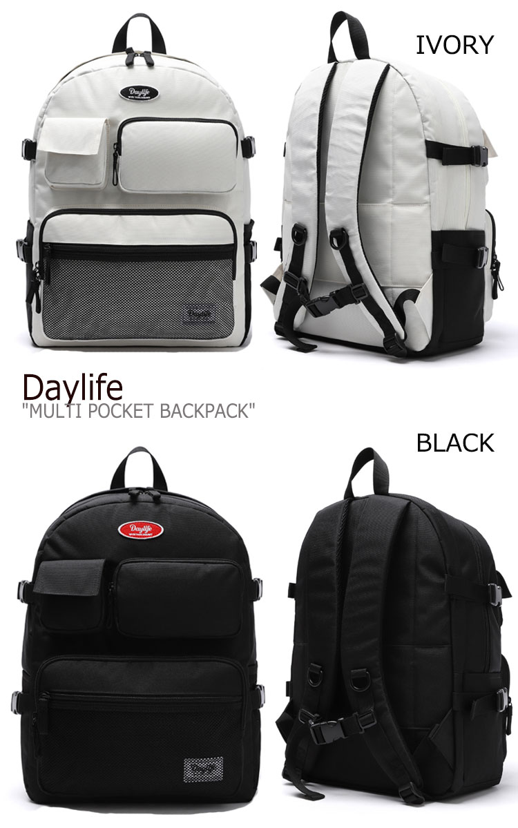 デイライフ リュック Daylife レディース MULTI POCKET BACKPACK
