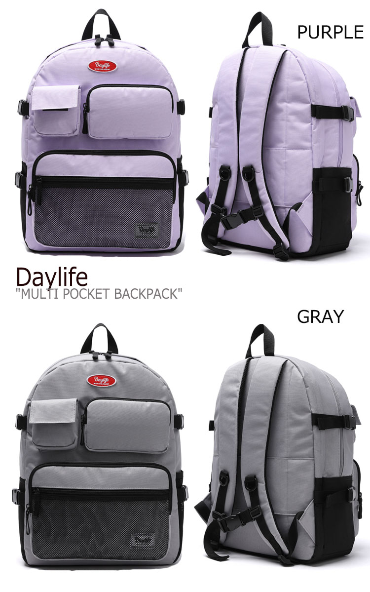 デイライフ リュック Daylife レディース MULTI POCKET BACKPACK