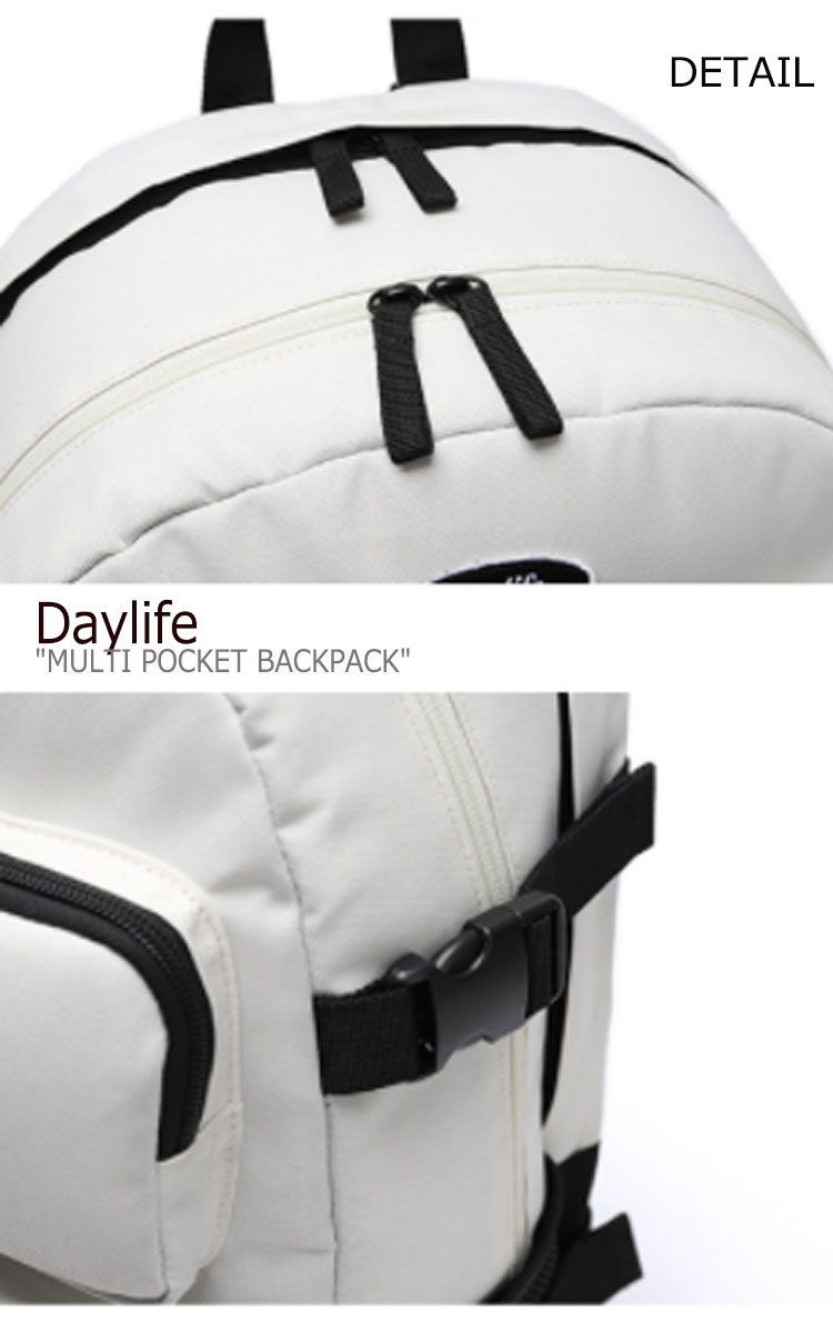 デイライフ リュック Daylife レディース MULTI POCKET BACKPACK