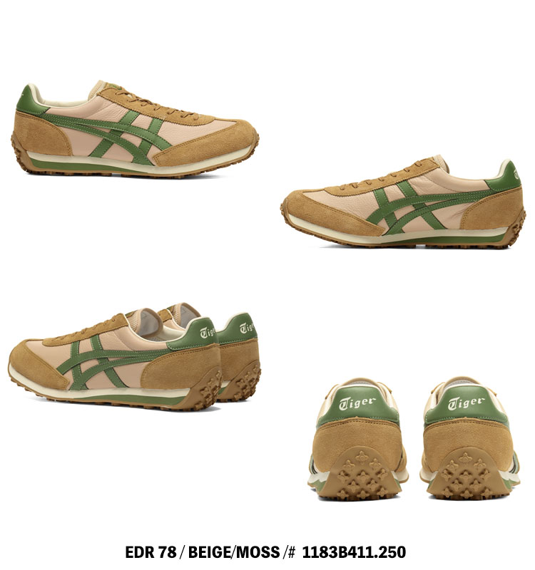 EDR 78 オニツカタイガー スニーカー Onitsuka Tiger BEIGE/MOSS