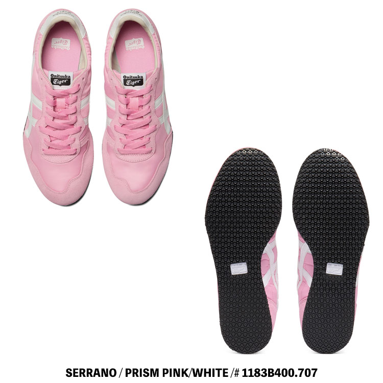 Onitsuka Tiger　ウィメンズ　スニーカー23.0cm　ピンク SERRANO オニツカタイガー スニーカー Onitsuka Tiger セラーノ PRISM