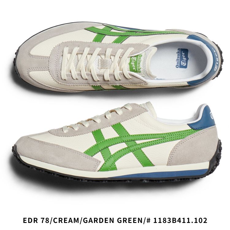 EDR 78 オニツカタイガー スニーカー Onitsuka Tiger CREAM/GARDEN