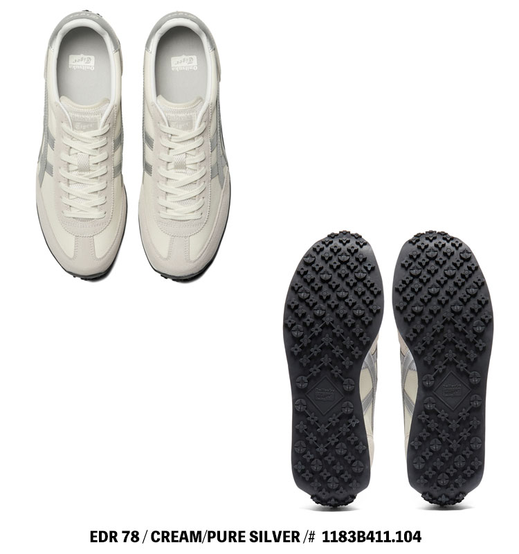 EDR 78 オニツカタイガー スニーカー Onitsuka Tiger CREAM/PURE