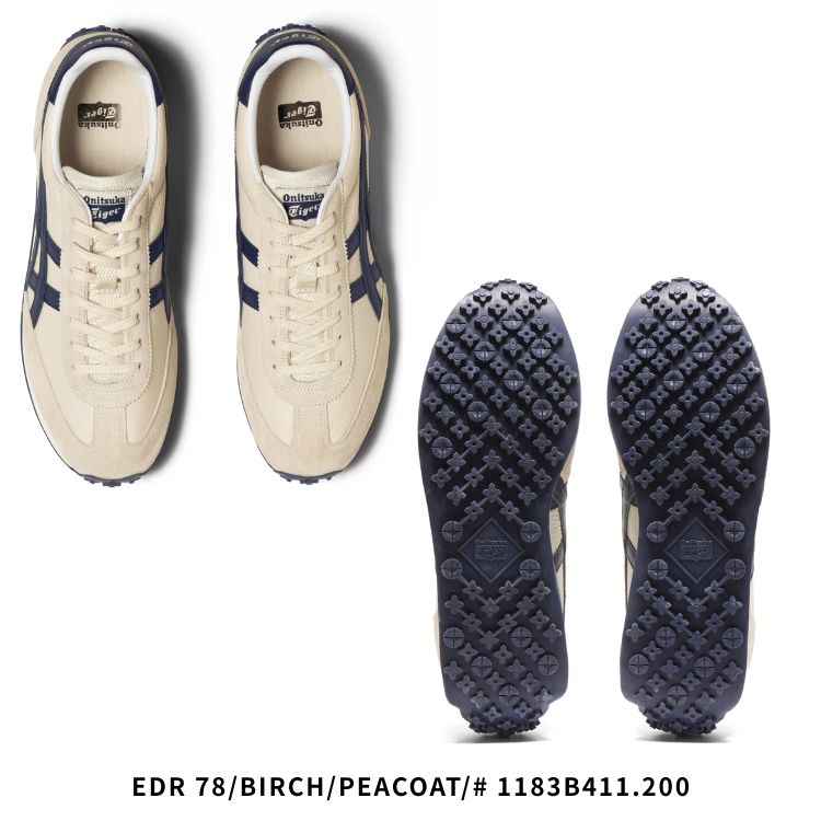 オニツカタイガー デンティグレ エルエス バーチ/ピーコート 29cm EDR 78 オニツカタイガー スニーカー Onitsuka Tiger BIRCH/PEACOAT