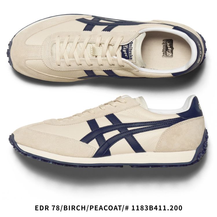 EDR 78 オニツカタイガー スニーカー Onitsuka Tiger BIRCH/PEACOAT