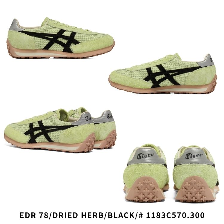 EDR 78 オニツカタイガー スニーカー Onitsuka Tiger DRIED HERB/BLACK