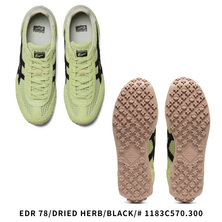 EDR 78 オニツカタイガー スニーカー Onitsuka Tiger DRIED HERB/BLACK