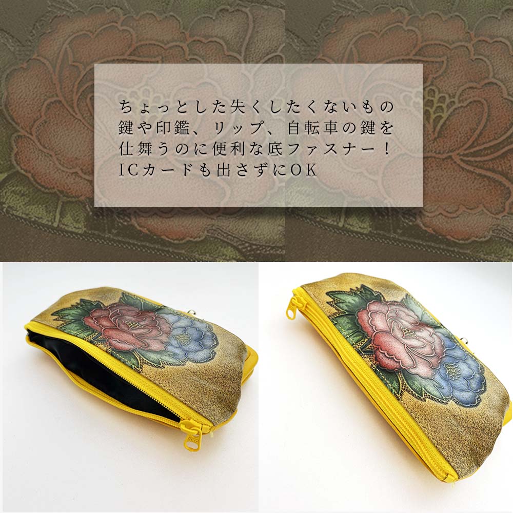 新品⭐︎ドット柄　がま口折り財布　ヤギ革 楽天市場】【最大800円OFFクーポン】二つ折り財布 FRAME WORK
