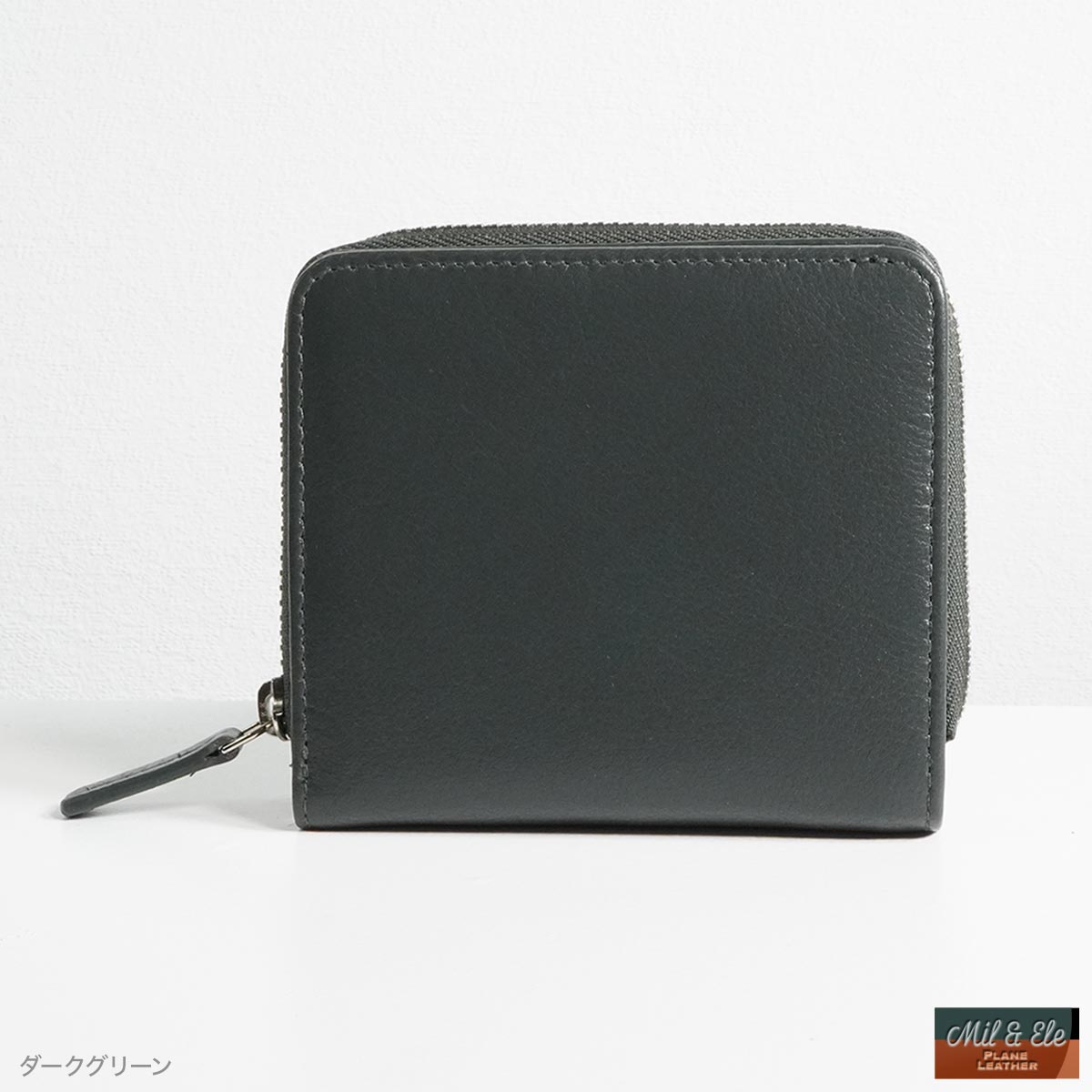 メンズ ラウンドファスナー コンパクト 財布 レディース ミニ財布 革