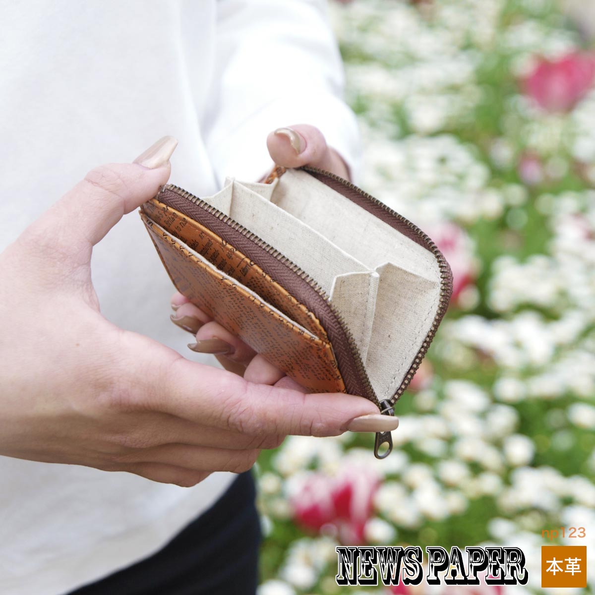 コインケース レディース 本革 財布 日本製 小銭入れ L字ファスナー 