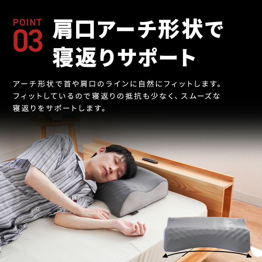 西川（nishikawa） 枕 まくら 低反発ウレタン枕 凹凸プロファイル 点で