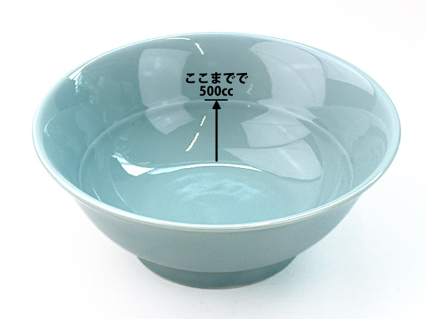 青磁 ラーメンどんぶり 1250cc 21.5...の詳細画像3