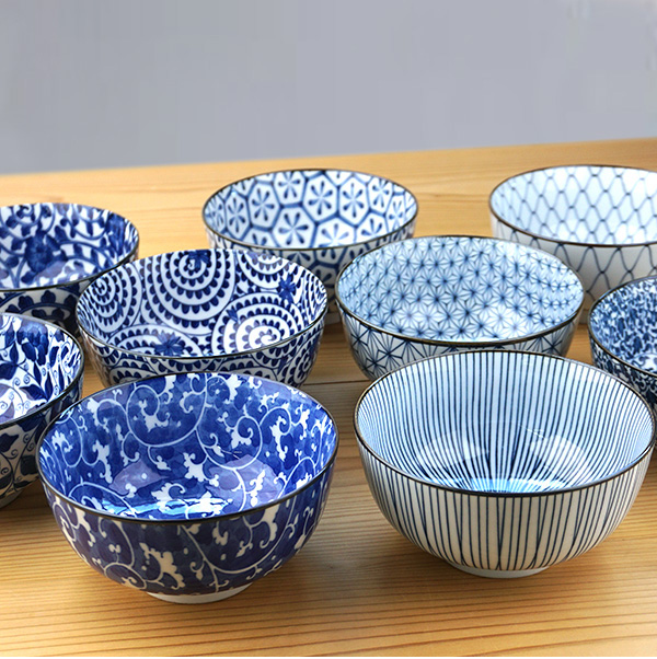 食器 丼 どんぶり 皿 新品未使用 柄物 6枚セットまとめ バラ売り可能 小丼 650cc 14.1cm 小どんぶり お茶漬け碗 選べる9柄 小さめ 丼