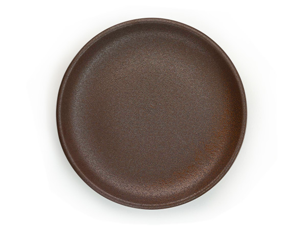 特価品】大皿 28cm 備前風 特大皿 盛皿 日本製 美濃焼 和食器 赤茶色