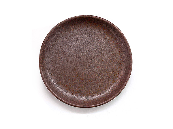 特価品】中皿 19.9cm 備前風 和皿 赤茶備前 日本製 美濃焼 和食器 赤