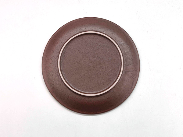特価品】中皿 19.9cm 備前風 和皿 赤茶備前 日本製 美濃焼 和食器 赤