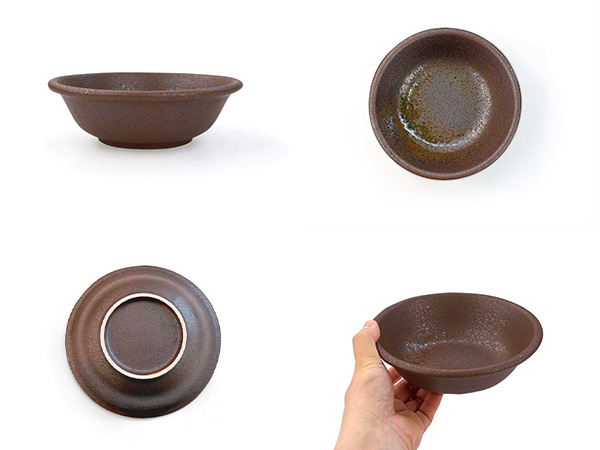 特価品】中鉢 16cm 500cc 備前風 赤茶備前 日本製 美濃焼 和食器 渋い
