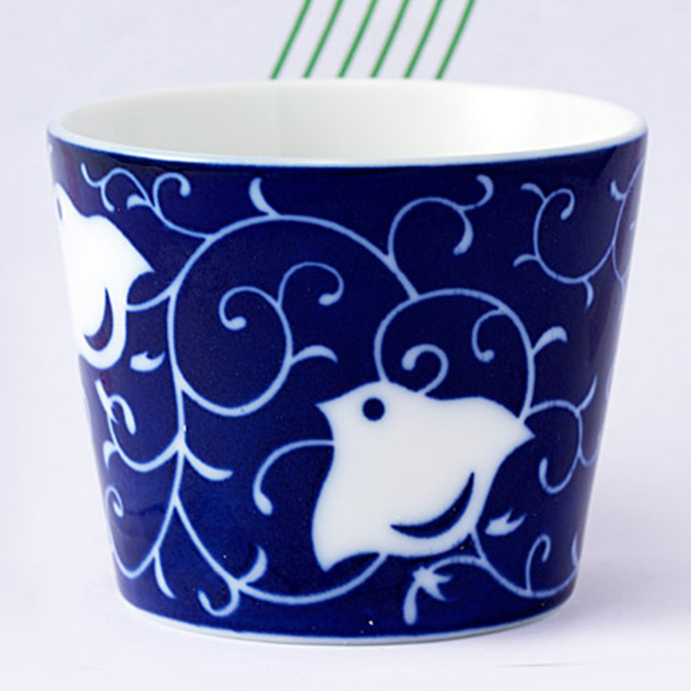 千鳥 染付け そば猪口 200cc ざるそば 選べる5柄 美濃焼 ソバ千代口