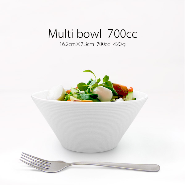 洋食器 ハット型ボウル 21.5cm 1330cc 中鉢 日本製 カネスズ kanesuzu