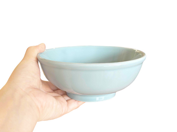 スーパーアウトレット品 青磁のミニラーメン鉢 500cc 日本製 美濃焼 陶器製 中鉢 冷奴 皿 小さい ラーメン丼 らーめん どんぶり 関連画像5