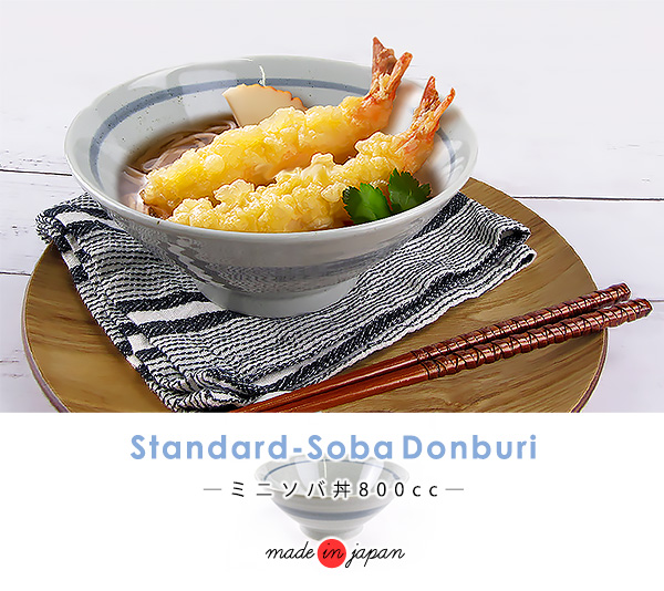 ミニ蕎麦丼ぶり 800cc 小さめ アウトレット 日本製 美濃焼 陶器 和食器