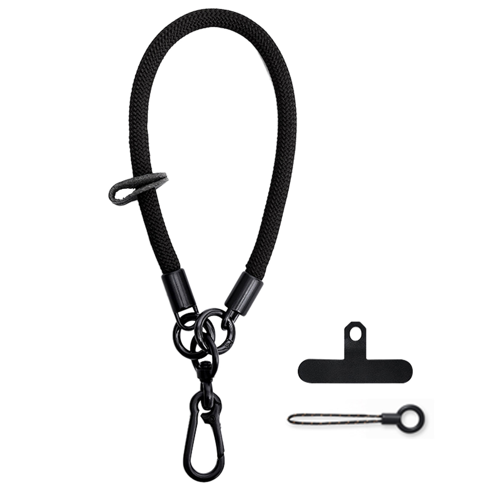 SatokoOishi スマホストラップ black 受注生産】Satoko Oishi / strap (clear black) | JURK