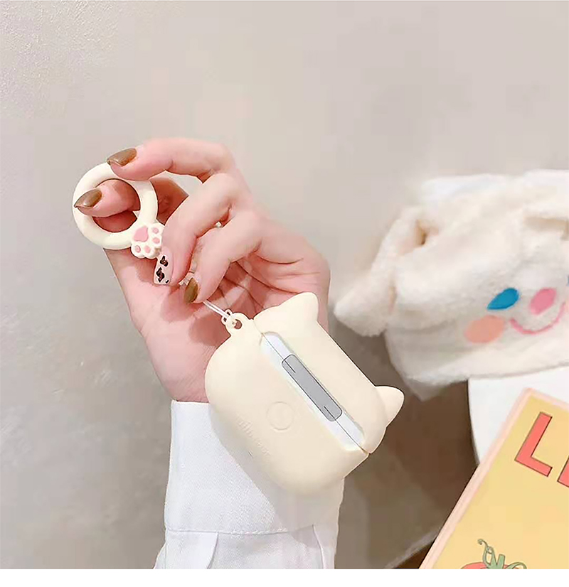 オーディオ機器 イヤフォン airpods pro 2 ケース おしゃれ シリコン エアポッズ プロ カバー 猫 