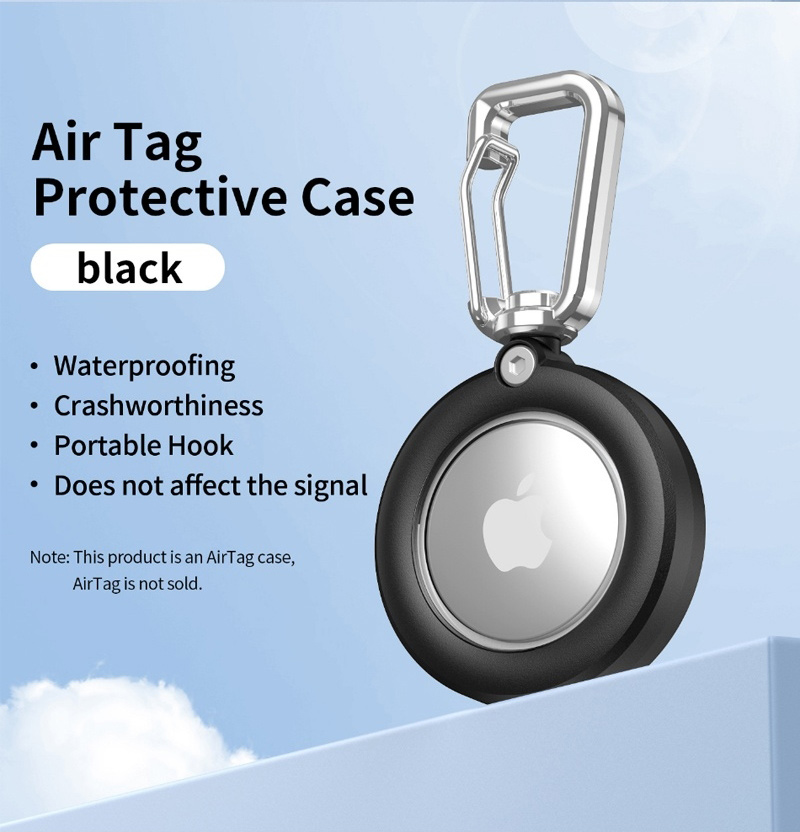 AirTag 4個 キーホルダー 第2世代 ケース IPX8 防水 紛失防止 apple