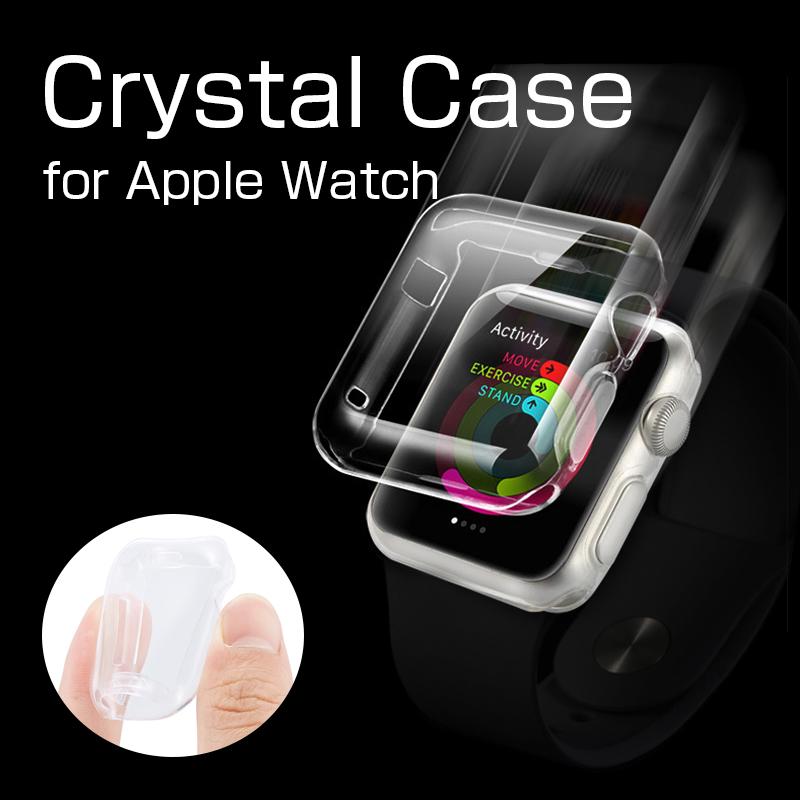 印象のデザイン Applewatch アップルウォッチ 保護ケース クリア カバー 42mm F
