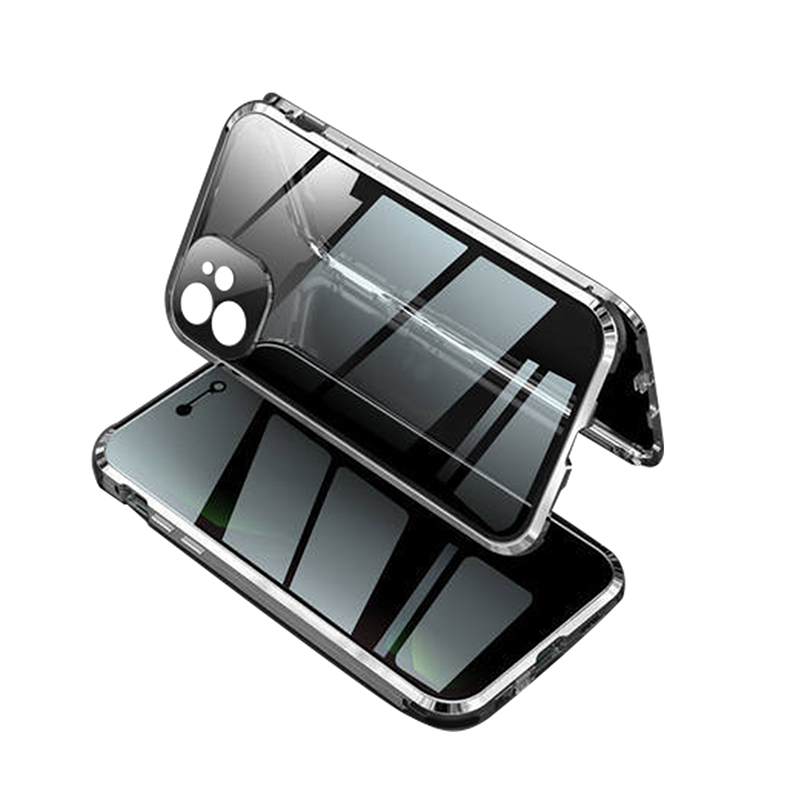 iphone15 ケース 耐衝撃 覗き見防止 iphone13 ケース クリア 両面ガラス iphone13 14 15 pro max ケース 全面保護 iphone15plus ケース レンズカバー アイホン12｜k-seiwa-shop｜05