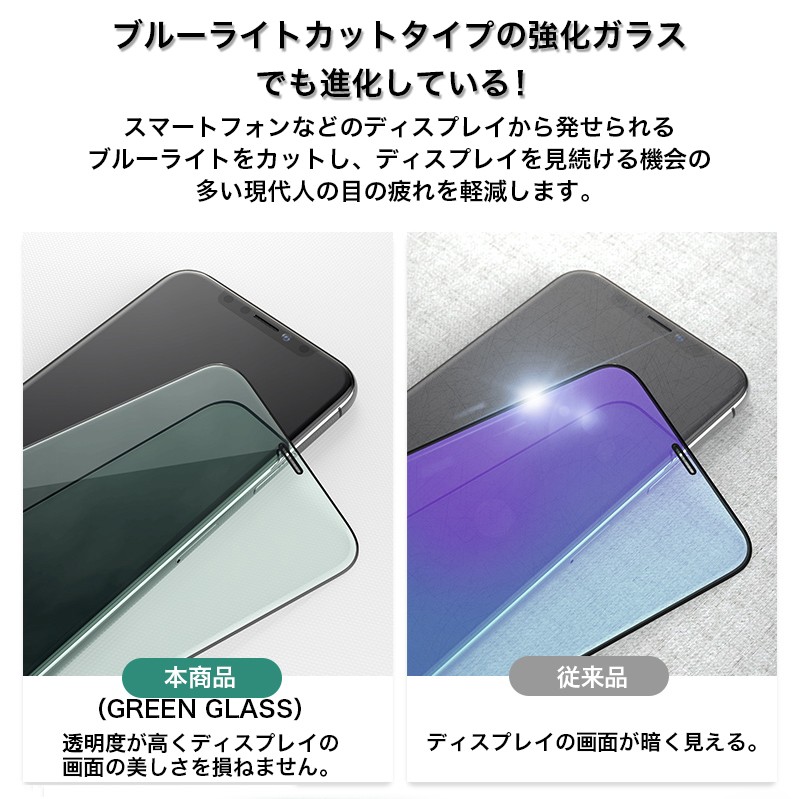 iPhone12 ガラスフィルム ブルーライトカット iPhone12 Pro Max 