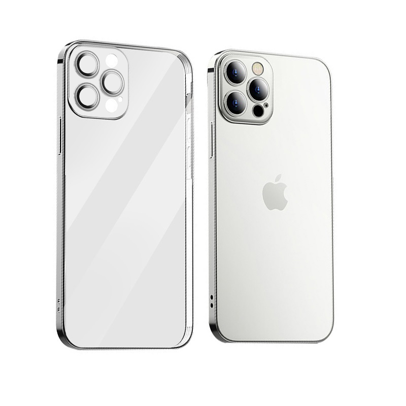 iPhone11Pro ケース クリア iPhone13 Mini カバー iPhone11 ケース 耐衝撃 おしゃれ iPhone11 Pro Max ケース 透明 カメラレンズリング付き 保護フィルム付き
