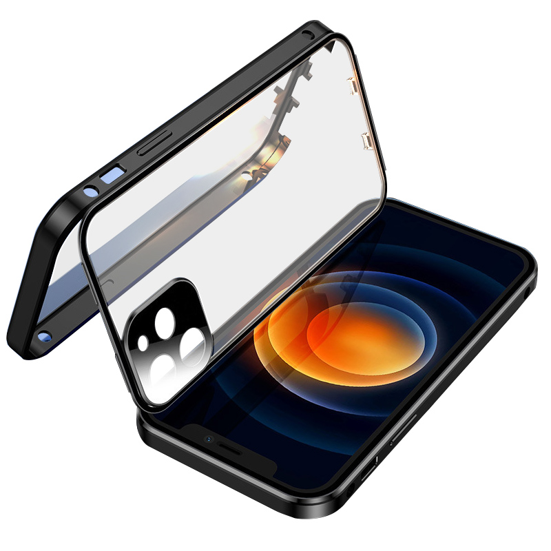 iphone15 ガラスフィルム ケース カバー 全面保護 iphone15 pro max ケース 両面ガラス iphone15 plus ケース 耐衝撃 iphone 15 pro ケース クリア 透明｜k-seiwa-shop｜04