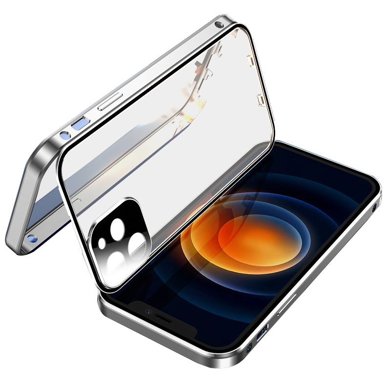 iphone14 ガラスフィルム ケース カバー 全面保護 iphone14 pro max ケース 両面ガラス iphone14 plus ケース 耐衝撃 iphone 14 pro ケース クリア 透明｜k-seiwa-shop｜03