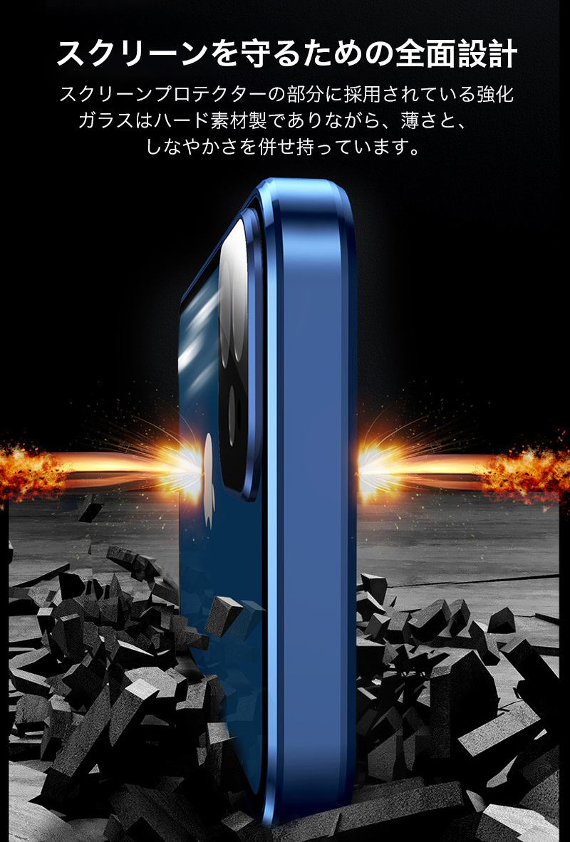 iphone15 ガラスフィルム ケース カバー 全面保護 iphone15 pro max ケース 両面ガラス iphone15 plus ケース 耐衝撃 iphone 15 pro ケース クリア 透明｜k-seiwa-shop｜12