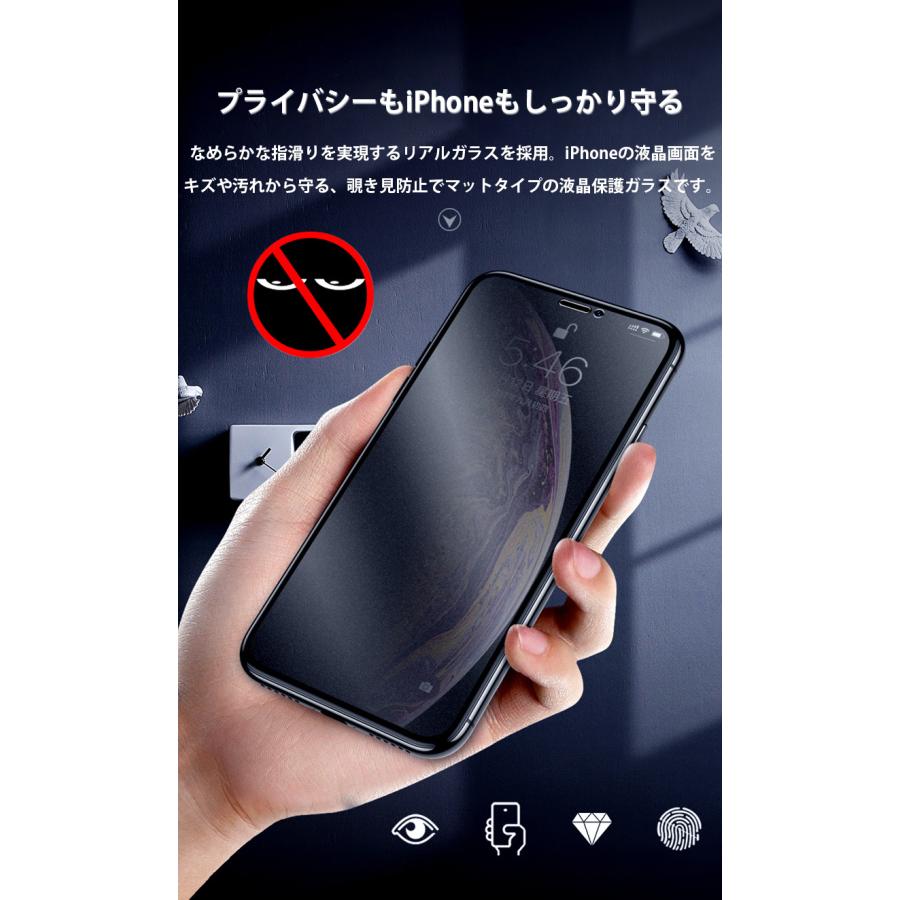 iphone13 mini フィルム 指紋防止 全面 さらさらフィルム iphone13 pro max ガラスフィルム 覗き見防止フィルム スマホ iphone13 保護フィルム クリアケース｜k-seiwa-shop｜03
