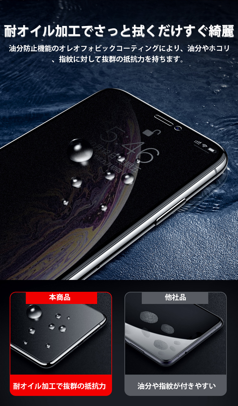 iphone14 iphone14pro フィルム ガラス さらさら 覗き見防止 iphone フィルム 14 plus iphone14 pro max 保護フィルム 全面 iphone14 指紋防止 クリアケース｜k-seiwa-shop｜09
