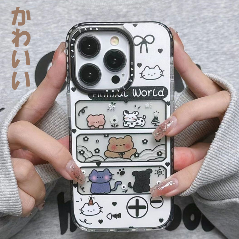 ネコ iPhone15 iphone 15 ケース 猫 iphone14 おしゃれ iphone13 韓国 iphone12