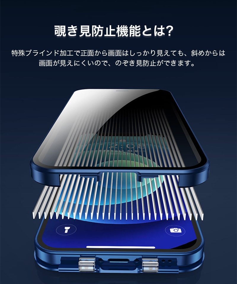 iphone15 ケース 耐衝撃 覗き見防止 iphone13 ケース クリア 両面ガラス iphone13 14 15 pro max ケース 全面保護 iphone15plus ケース レンズカバー アイホン12｜k-seiwa-shop｜10
