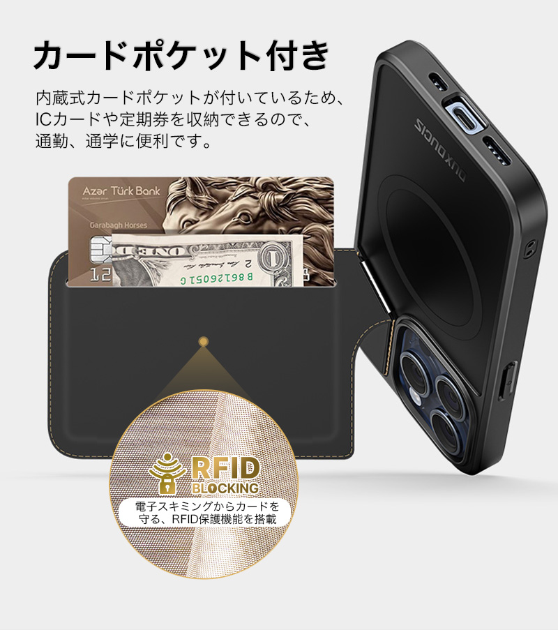 iphone13 ガラスフィルム magsafe 充電器 対応 iphone13 pro max ケース カード収納 スタンド iphone13 カバー カード入れ 背面 iphone13pro ケース magsafe｜k-seiwa-shop｜10