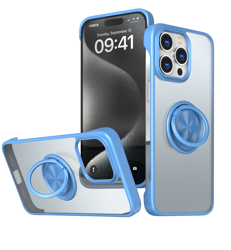 iphone15pro ケース クリア iphone14 ケース リング付き iphone15 pro max ケース ブルー iphone13 ケース アイフォン15 ケース リング スタンド カバー 耐衝撃 |  | 10