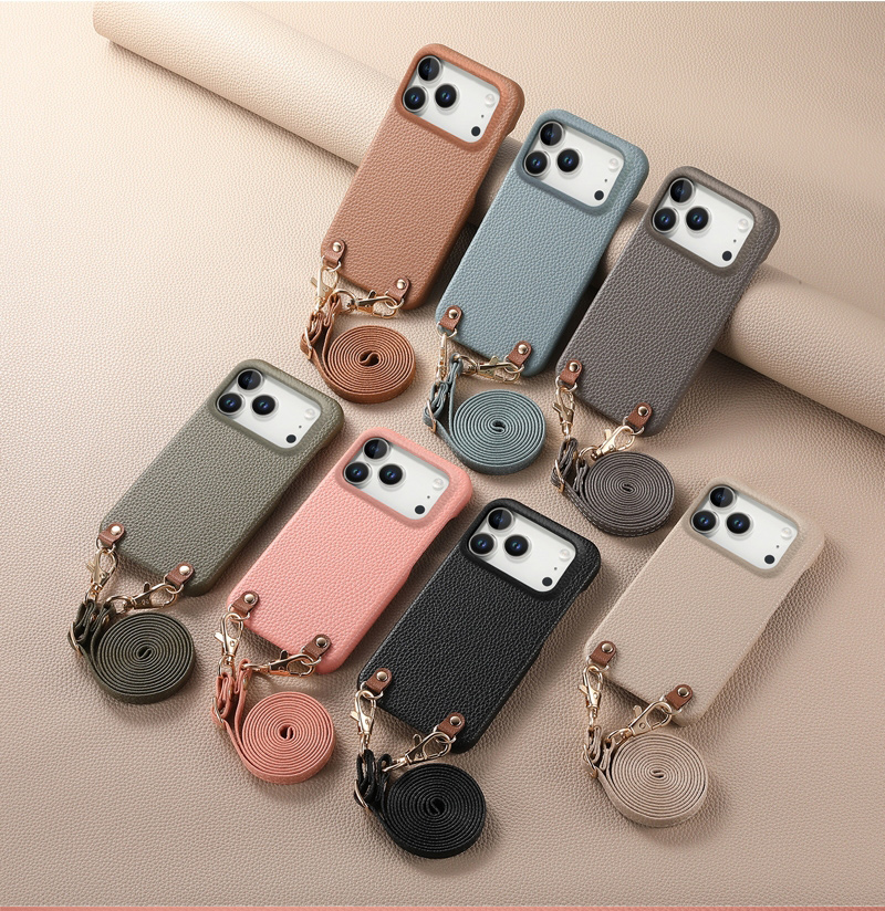 スマホケース iPhone16 e iPhone16Pro ショルダー ストラップ付