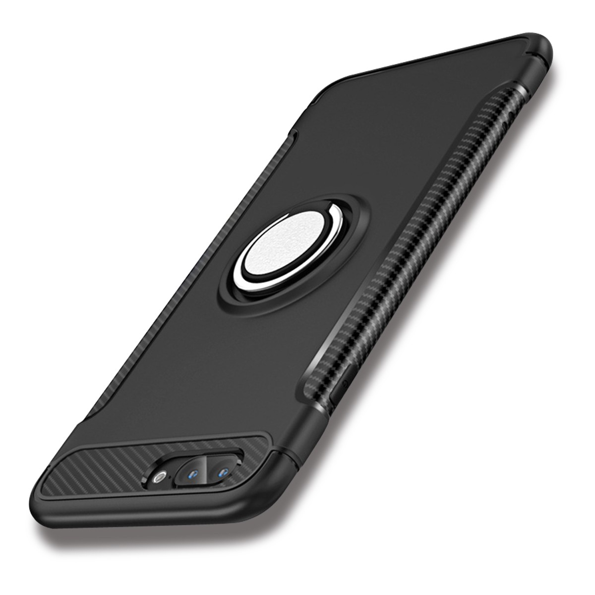 iPhone7Plus ケース リング付き ガラスフィルム同梱 iPhone7 カバー シリコン 薄型 アイフォン7 アイフォン7プラス カバー ケース 耐衝撃 フィンガーリング付き｜k-seiwa-shop｜04