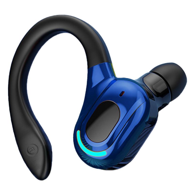 ワイヤレスイヤホン Bluetooth 5.0 片耳 イヤホン iPhone14 通話 ハンズフリー イヤフォン ワイヤレス 右耳 耳掛型 マイク内蔵 生活防水 高音質 超長待機｜k-seiwa-shop｜03