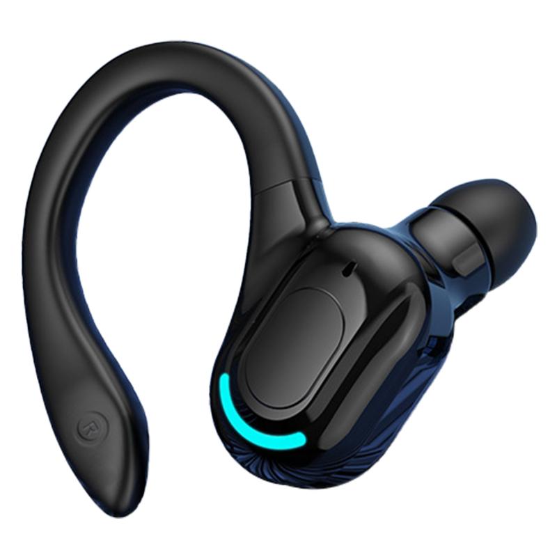 ワイヤレスイヤホン Bluetooth 5.0 片耳 イヤホン iPhone14 通話 ハンズフリー イヤフォン ワイヤレス 右耳 耳掛型 マイク内蔵 生活防水 高音質 超長待機｜k-seiwa-shop｜02