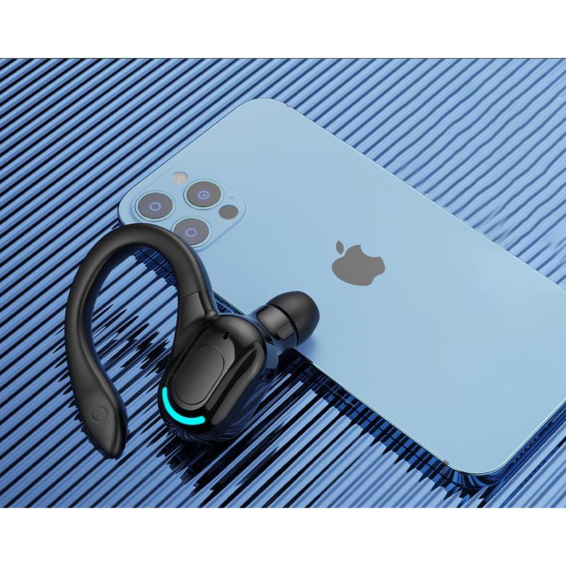 ワイヤレスイヤホン Bluetooth 5.0 片耳 イヤホン iPhone14 通話 ハンズフリー イヤフォン ワイヤレス 右耳 耳掛型 マイク内蔵 生活防水 高音質 超長待機｜k-seiwa-shop｜19